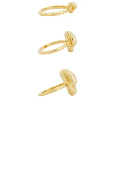 Jennifer Fisher Knot Ring Set Of 3 | Thumbnail 2 Jennifer Fisher Knot Ring Set Of 3 | Thumbnail 2