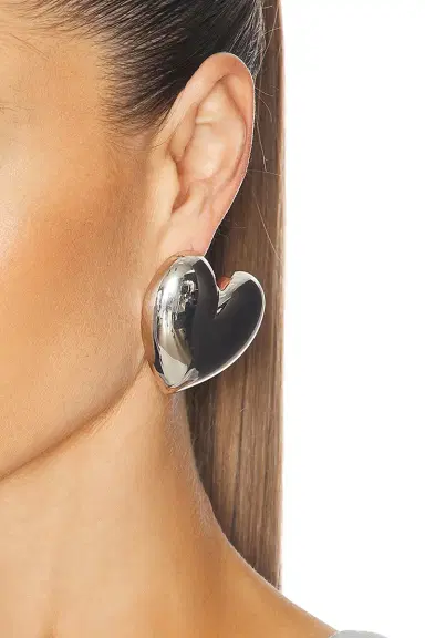 Jennifer Fisher Puffy Heart Earrings | Thumbnail 2 Jennifer Fisher Puffy Heart Earrings | Thumbnail 2