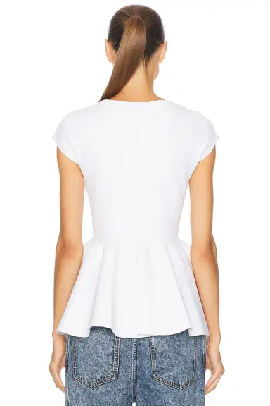 Alaïa Peplum Top | Thumbnail 3 Alaïa Peplum Top | Thumbnail 3