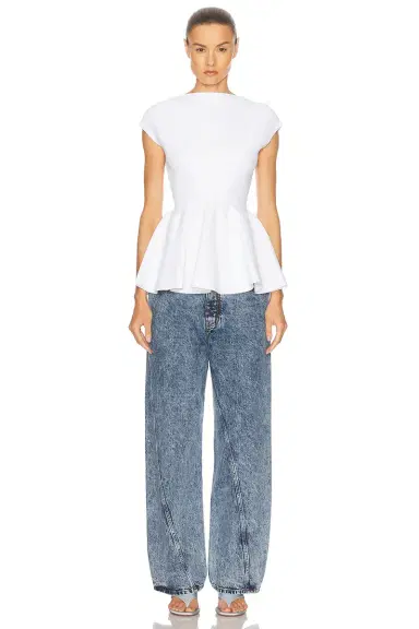 Alaïa Peplum Top | Thumbnail 4 Alaïa Peplum Top | Thumbnail 4