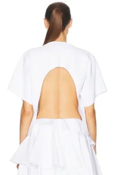 ALAÏA ALAΪA Open Back Tee | Thumbnail 4 ALAÏA ALAΪA Open Back Tee | Thumbnail 4
