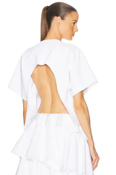ALAÏA ALAΪA Open Back Tee | Thumbnail 1 ALAÏA ALAΪA Open Back Tee | Thumbnail 1