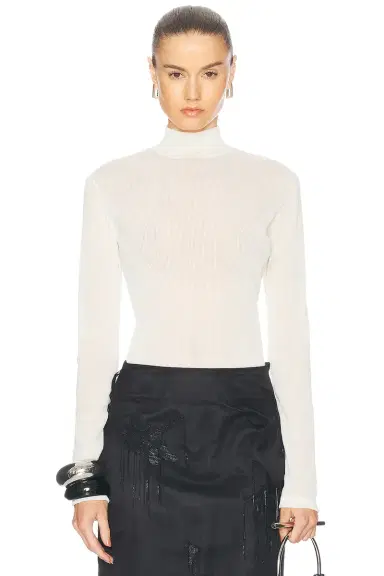 Ludovic de Saint Sernin Mock Neck Top | Thumbnail 1 Ludovic de Saint Sernin Mock Neck Top | Thumbnail 1