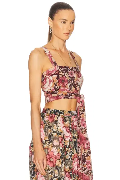 Chloe Tie Front Tank Top | Thumbnail 2 Chloe Tie Front Tank Top | Thumbnail 2