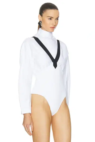 Alaïa Suspender Culotte Bodysuit | Thumbnail 2 Alaïa Suspender Culotte Bodysuit | Thumbnail 2