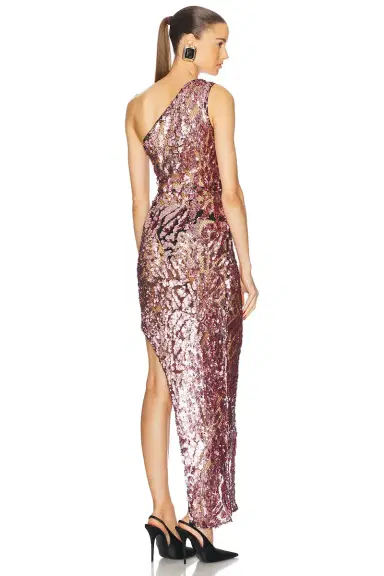 LaPointe Sequin One Shoulder Dress | Thumbnail 3 LaPointe Sequin One Shoulder Dress | Thumbnail 3