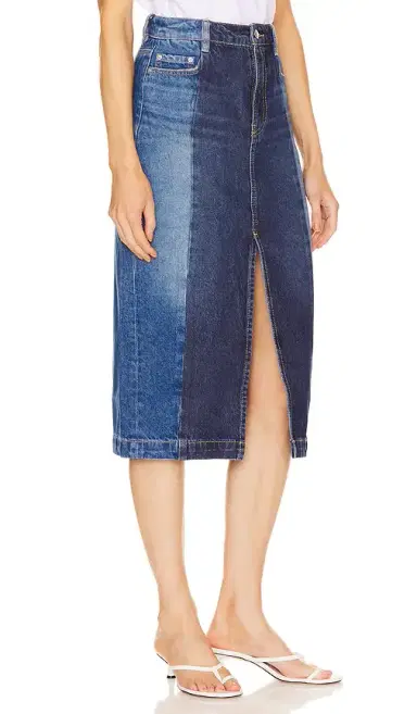 GRLFRND Robin Seamed Tonal Midi Skirt | Thumbnail 2 GRLFRND Robin Seamed Tonal Midi Skirt | Thumbnail 2
