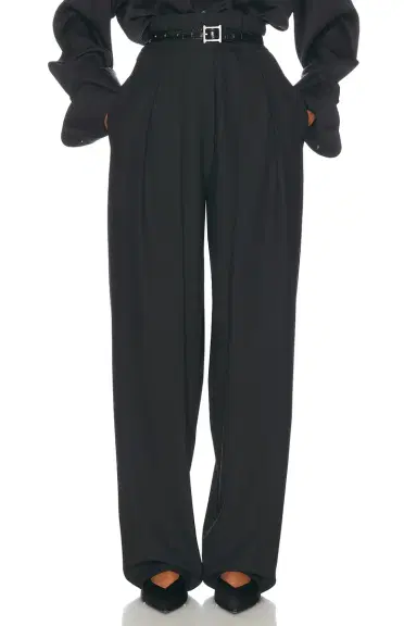 Helsa High Waist Pleated Suit Trouser | Thumbnail 1 Helsa High Waist Pleated Suit Trouser | Thumbnail 1