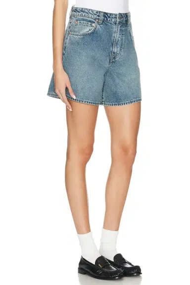 GRLFRND Reggie Mid Rise Long Mom Short | Thumbnail 2 GRLFRND Reggie Mid Rise Long Mom Short | Thumbnail 2