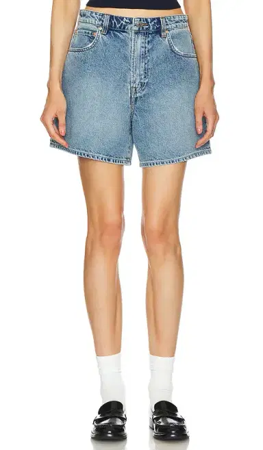 GRLFRND Reggie Mid Rise Long Mom Short | Thumbnail 6 GRLFRND Reggie Mid Rise Long Mom Short | Thumbnail 6