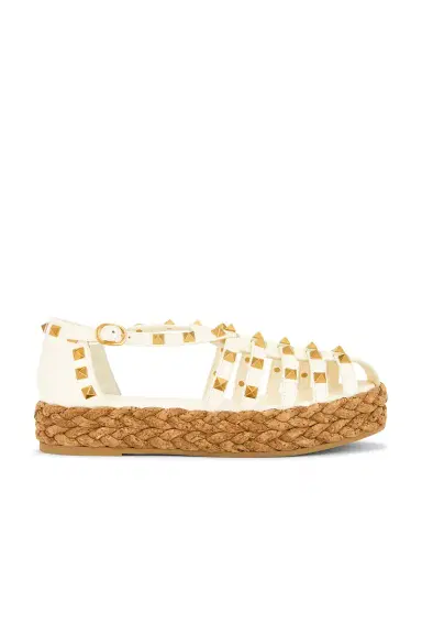 Valentino Garavani Rockstud Cork Espadrillas | Thumbnail 1 Valentino Garavani Rockstud Cork Espadrillas | Thumbnail 1