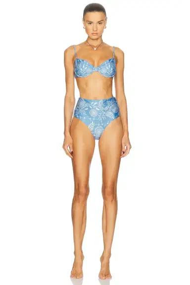 Agua by Agua Bendita Magenta Bikini Bottom | Thumbnail 4 Agua by Agua Bendita Magenta Bikini Bottom | Thumbnail 4