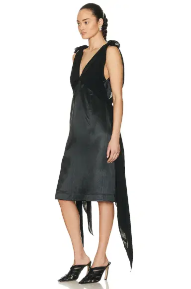Bottega Veneta Heavy Fluid Silk Dress | Thumbnail 3 Bottega Veneta Heavy Fluid Silk Dress | Thumbnail 3
