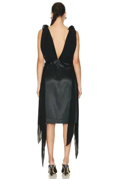 Bottega Veneta Heavy Fluid Silk Dress | Thumbnail 4 Bottega Veneta Heavy Fluid Silk Dress | Thumbnail 4