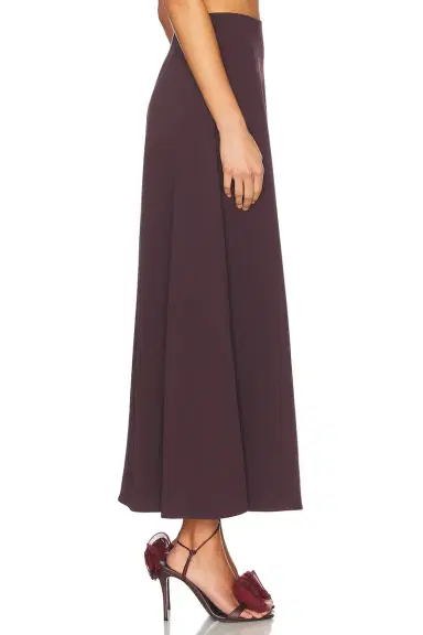 Helsa The Heavy Crepe Midi Skirt | Thumbnail 5 Helsa The Heavy Crepe Midi Skirt | Thumbnail 5
