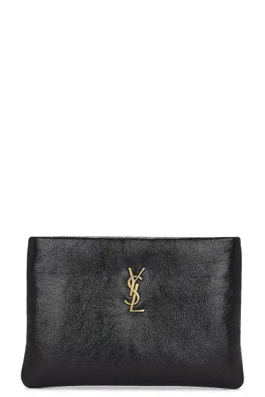 Saint Laurent Small Calypso Zipped Pouch | Thumbnail 1 Saint Laurent Small Calypso Zipped Pouch | Thumbnail 1