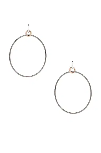 Spinelli Kilcollin Altraire Noir Hoop Earrings | Thumbnail 3 Spinelli Kilcollin Altraire Noir Hoop Earrings | Thumbnail 3