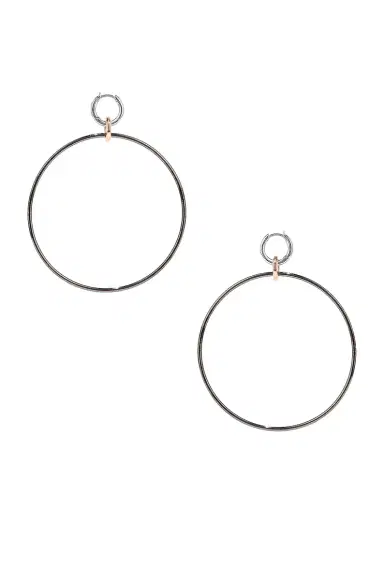 Spinelli Kilcollin Altraire Noir Hoop Earrings | Thumbnail 4 Spinelli Kilcollin Altraire Noir Hoop Earrings | Thumbnail 4