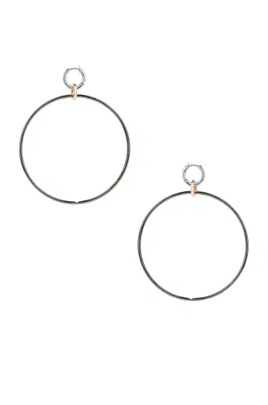 Spinelli Kilcollin Altraire Noir Hoop Earrings | Thumbnail 1 Spinelli Kilcollin Altraire Noir Hoop Earrings | Thumbnail 1