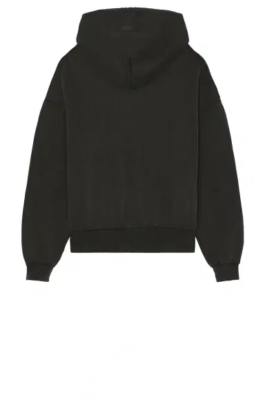 Fear of God French Terry Overlapped Grey Print Logo Hoodie | Thumbnail 2 Fear of God French Terry Overlapped Grey Print Logo Hoodie | Thumbnail 2