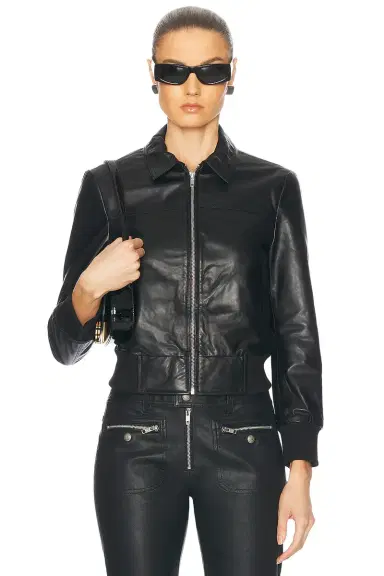 R13 Berlin Leather Jacket | Thumbnail 1 R13 Berlin Leather Jacket | Thumbnail 1