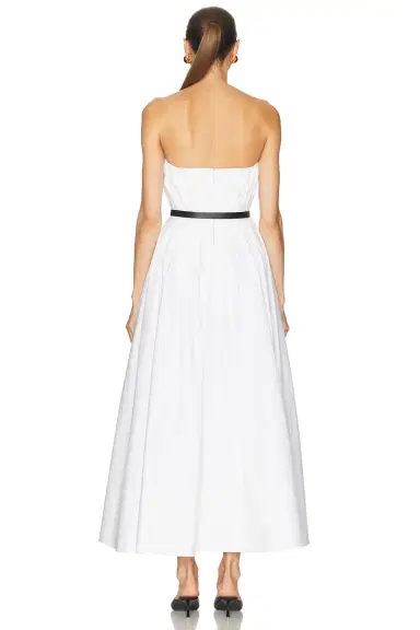 SIMKHAI Thalia Bustier Midi Dress | Thumbnail 3 SIMKHAI Thalia Bustier Midi Dress | Thumbnail 3