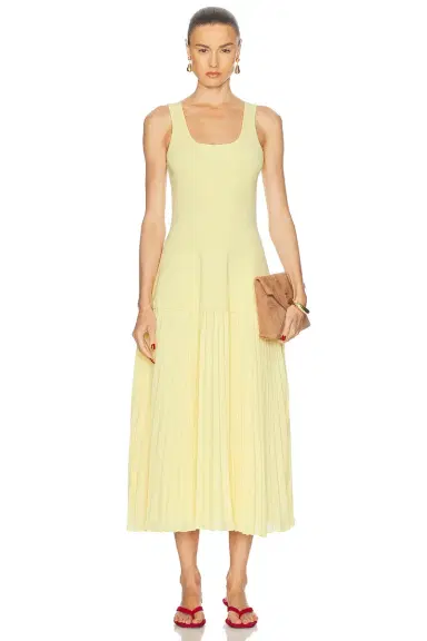 SIMKHAI Allana Midi Dress | Thumbnail 1 SIMKHAI Allana Midi Dress | Thumbnail 1
