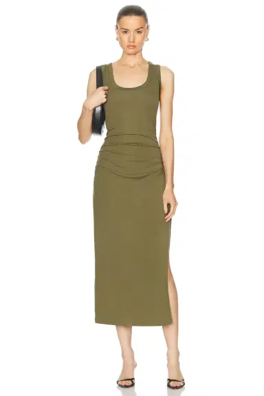 SIMKHAI Trudy Tank Midi Dress | Thumbnail 1 SIMKHAI Trudy Tank Midi Dress | Thumbnail 1