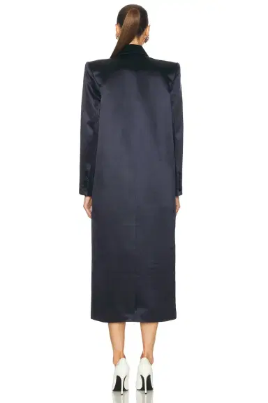 Alex Perry Oversized Duchess Satin Coat | Thumbnail 4 Alex Perry Oversized Duchess Satin Coat | Thumbnail 4