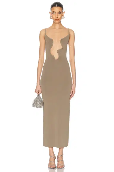 Christopher Esber Salacia Wire Column Dress | Thumbnail 1 Christopher Esber Salacia Wire Column Dress | Thumbnail 1