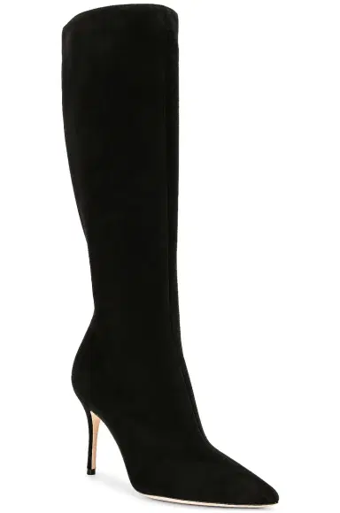 Manolo Blahnik Oculara 90 Suede Boot | Thumbnail 2 Manolo Blahnik Oculara 90 Suede Boot | Thumbnail 2