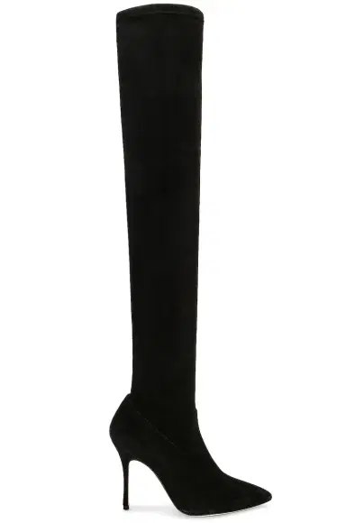 Manolo Blahnik Pascalarehi 105 Suede Boot | Thumbnail 1 Manolo Blahnik Pascalarehi 105 Suede Boot | Thumbnail 1
