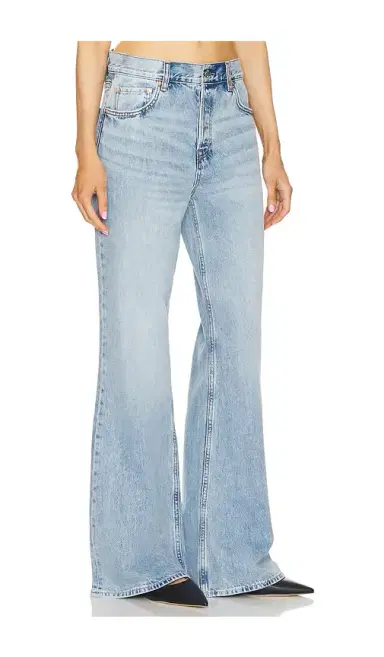 GRLFRND x Maggie MacDonald Jade Low Rise Relaxed Flare Jeans | Thumbnail 2 GRLFRND x Maggie MacDonald Jade Low Rise Relaxed Flare Jeans | Thumbnail 2