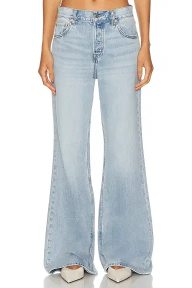 GRLFRND x Maggie MacDonald Jade Low Rise Relaxed Flare Jeans | Thumbnail 3 GRLFRND x Maggie MacDonald Jade Low Rise Relaxed Flare Jeans | Thumbnail 3