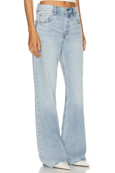 GRLFRND x Maggie MacDonald Jade Low Rise Relaxed Flare Jeans | Thumbnail 4 GRLFRND x Maggie MacDonald Jade Low Rise Relaxed Flare Jeans | Thumbnail 4