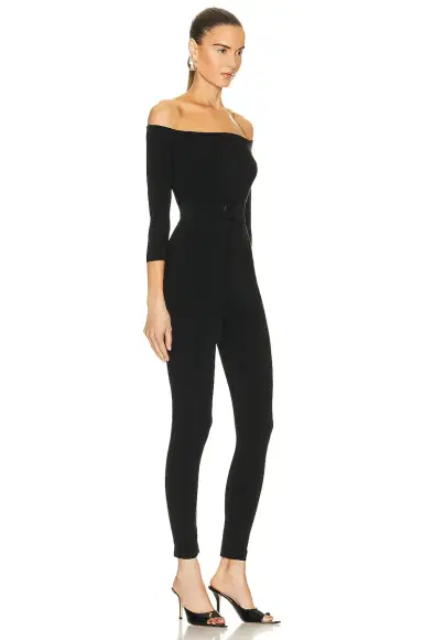 Norma Kamali Off Shoulder Catsuit | Thumbnail 2 Norma Kamali Off Shoulder Catsuit | Thumbnail 2