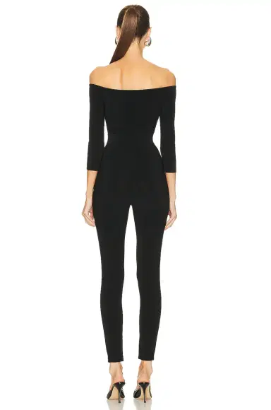 Norma Kamali Off Shoulder Catsuit | Thumbnail 3 Norma Kamali Off Shoulder Catsuit | Thumbnail 3