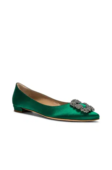 Manolo Blahnik Hangisi 10 Flat | Thumbnail 2 Manolo Blahnik Hangisi 10 Flat | Thumbnail 2