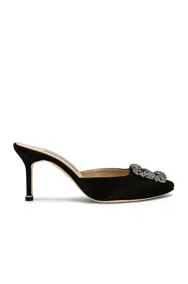 Manolo Blahnik Hangisimu 70 Mule | Thumbnail 1 Manolo Blahnik Hangisimu 70 Mule | Thumbnail 1