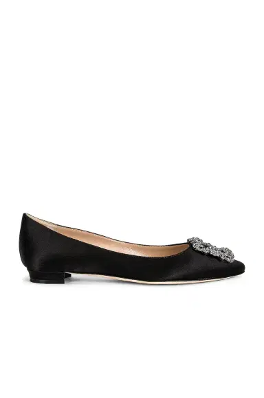 Manolo Blahnik Hangisi 10 Flat | Thumbnail 1 Manolo Blahnik Hangisi 10 Flat | Thumbnail 1