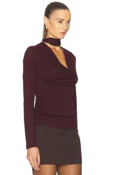 NICHOLAS Demitria Scarf Cowl Neck Long Sleeve Top | Thumbnail 2 NICHOLAS Demitria Scarf Cowl Neck Long Sleeve Top | Thumbnail 2