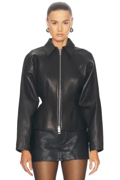 THE SEI Fitted Leather Jacket | Thumbnail 2 THE SEI Fitted Leather Jacket | Thumbnail 2