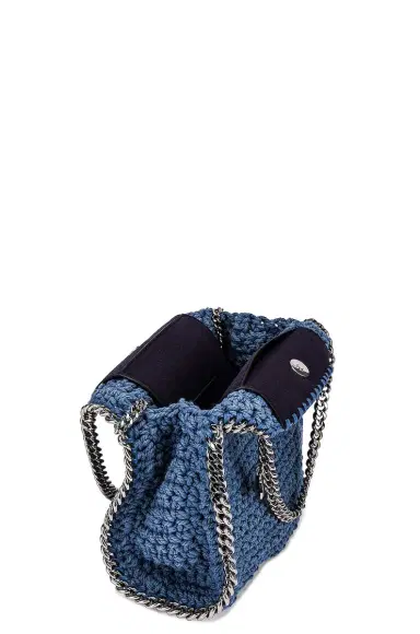 stella mccartney Stella McCartney Mini Crochet Falabella Bag | Thumbnail 4 stella mccartney Stella McCartney Mini Crochet Falabella Bag | Thumbnail 4