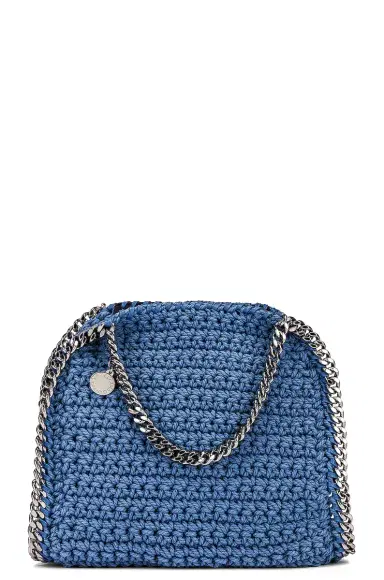 stella mccartney Stella McCartney Mini Crochet Falabella Bag | Thumbnail 1 stella mccartney Stella McCartney Mini Crochet Falabella Bag | Thumbnail 1