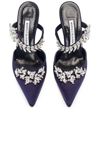 Manolo Blahnik Lurum 90 Mule | Thumbnail 1 Manolo Blahnik Lurum 90 Mule | Thumbnail 1