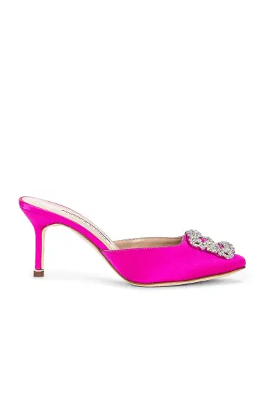 Manolo Blahnik Hangisi 70 Mule | Thumbnail 2 Manolo Blahnik Hangisi 70 Mule | Thumbnail 2