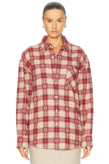 AMIRI Quad Flannel Overshirt | Thumbnail 1 AMIRI Quad Flannel Overshirt | Thumbnail 1