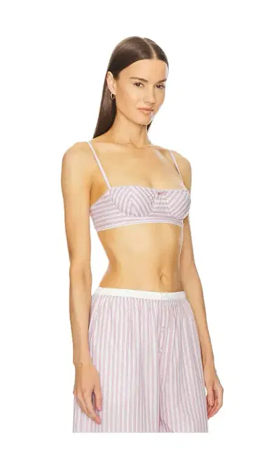 Helsa Wide Stripe Poplin Bra | Thumbnail 2 Helsa Wide Stripe Poplin Bra | Thumbnail 2