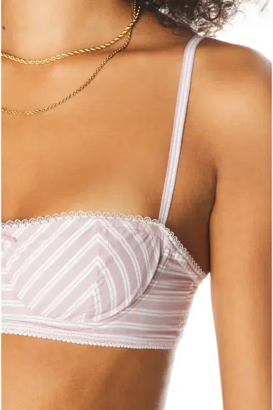 Helsa Wide Stripe Poplin Bra | Thumbnail 7 Helsa Wide Stripe Poplin Bra | Thumbnail 7