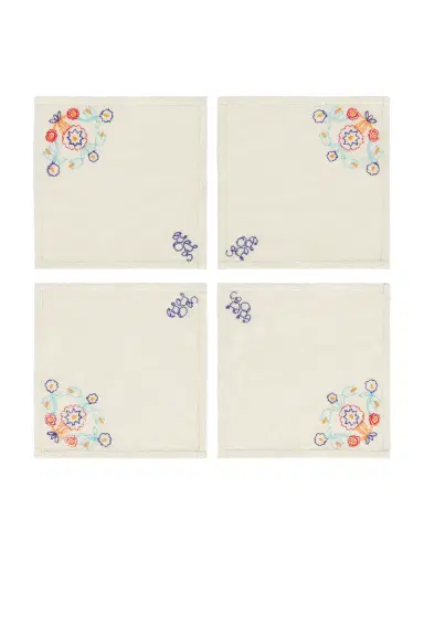 BODE Garden Party Cocktail Napkins | Thumbnail 4 BODE Garden Party Cocktail Napkins | Thumbnail 4